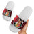 Malta Slide Sandals Pharaoh Hound In Coat Of Arms - Wonder Print Shop