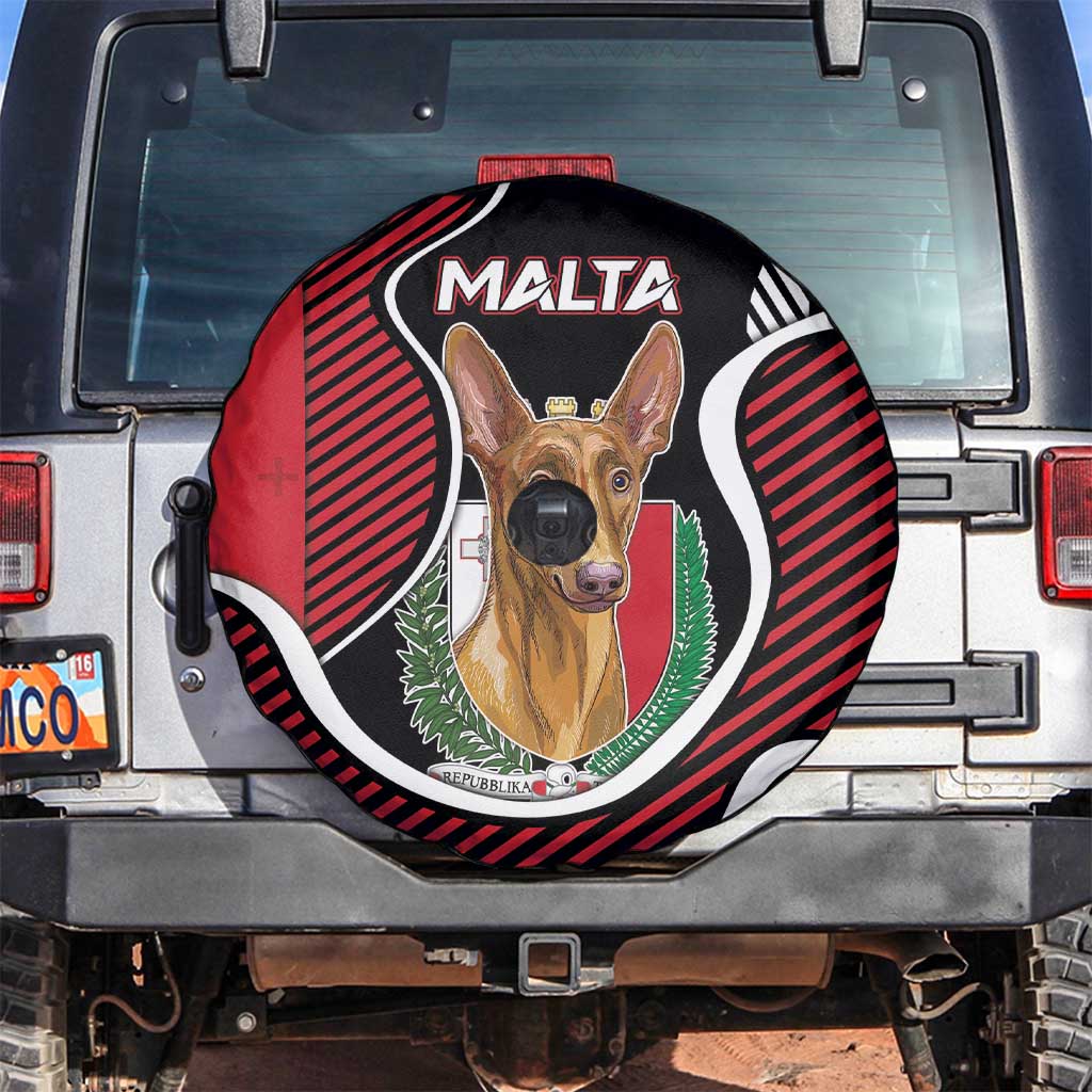 Malta Spare Tire Cover Pharaoh Hound In Coat Of Arms - Wonder Print Shop
