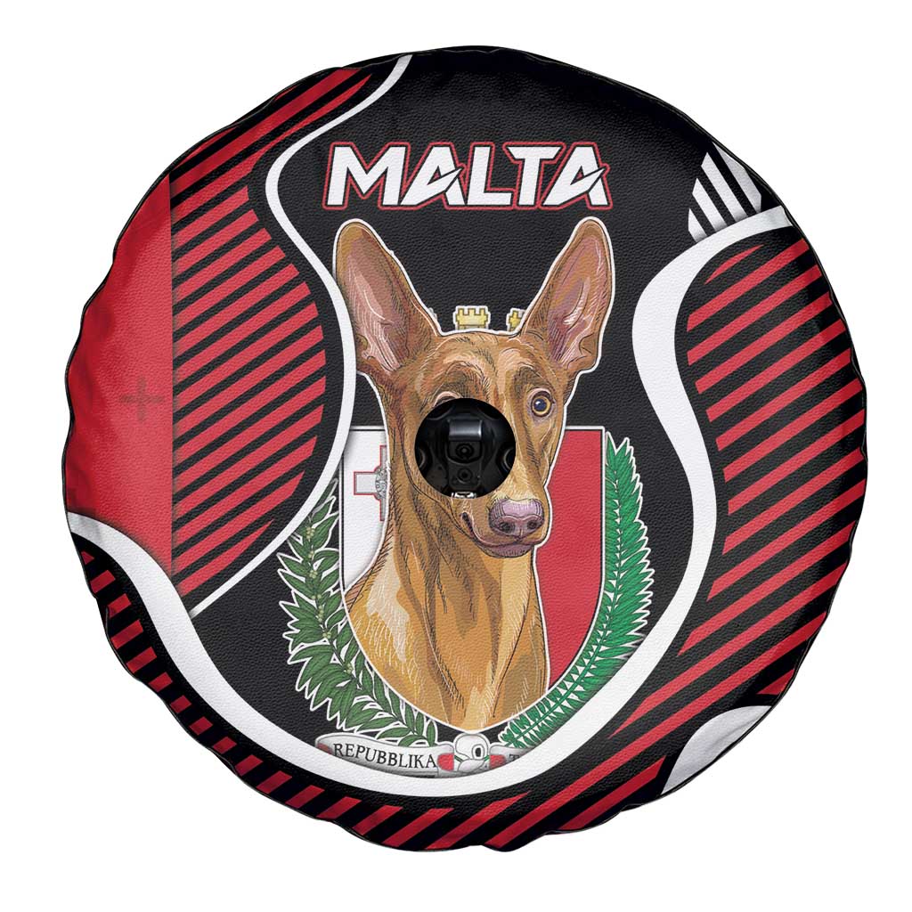 Malta Spare Tire Cover Pharaoh Hound In Coat Of Arms - Wonder Print Shop