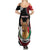 Personalized Malta Summer Maxi Dress Pharaoh Hound In Coat Of Arms - Wonder Print Shop