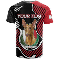 Personalized Malta T Shirt Pharaoh Hound In Coat Of Arms - Wonder Print Shop