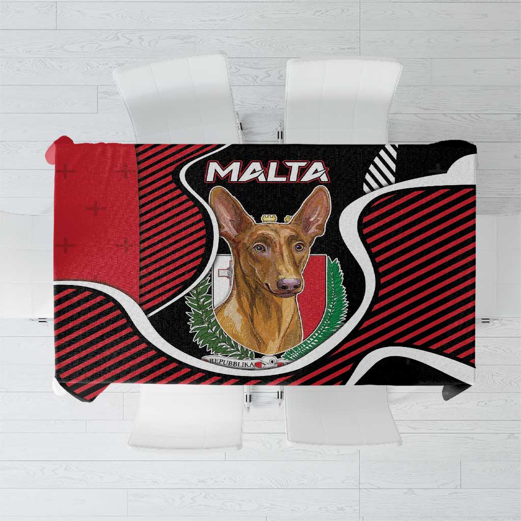 Malta Tablecloth Pharaoh Hound In Coat Of Arms - Wonder Print Shop