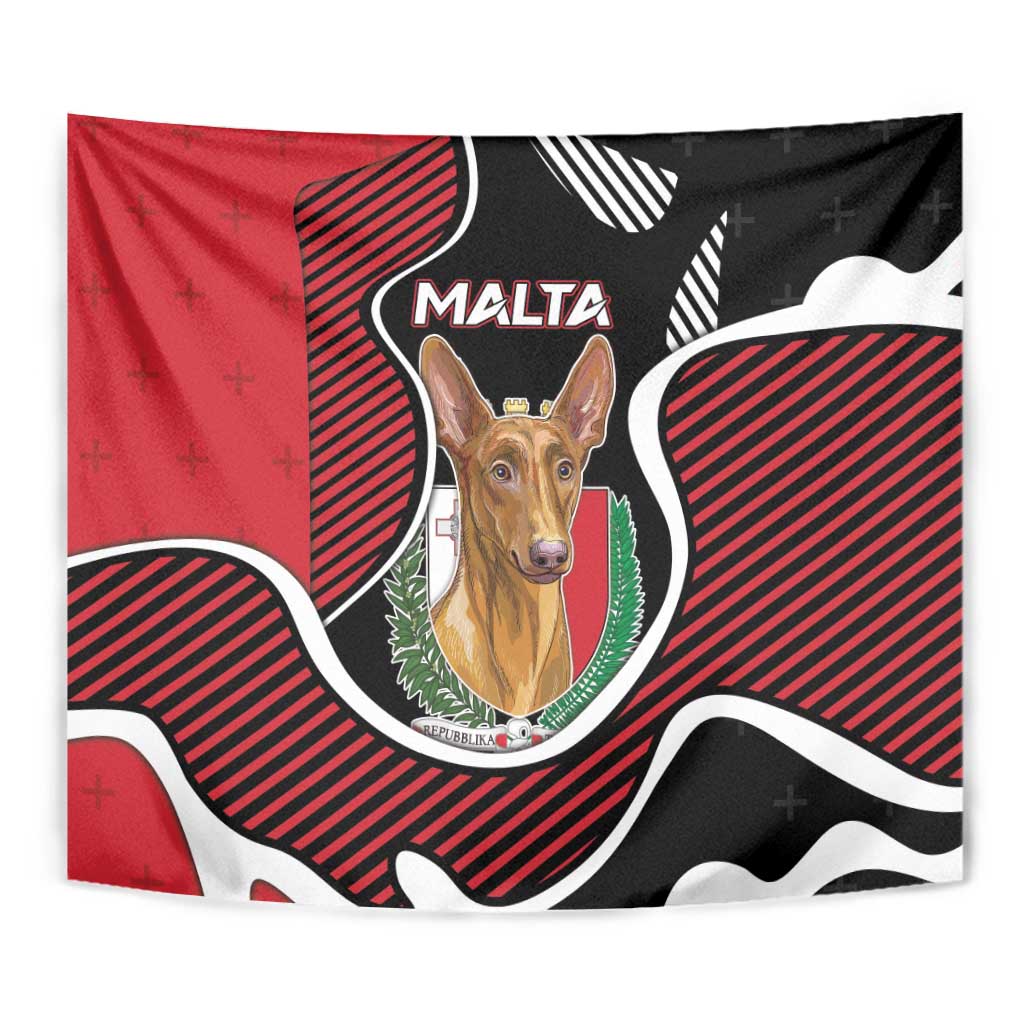 Malta Tapestry Pharaoh Hound In Coat Of Arms - Wonder Print Shop