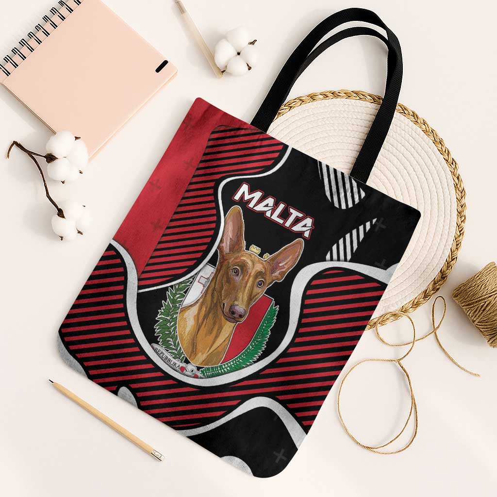 Malta Tote Bag Pharaoh Hound In Coat Of Arms - Wonder Print Shop