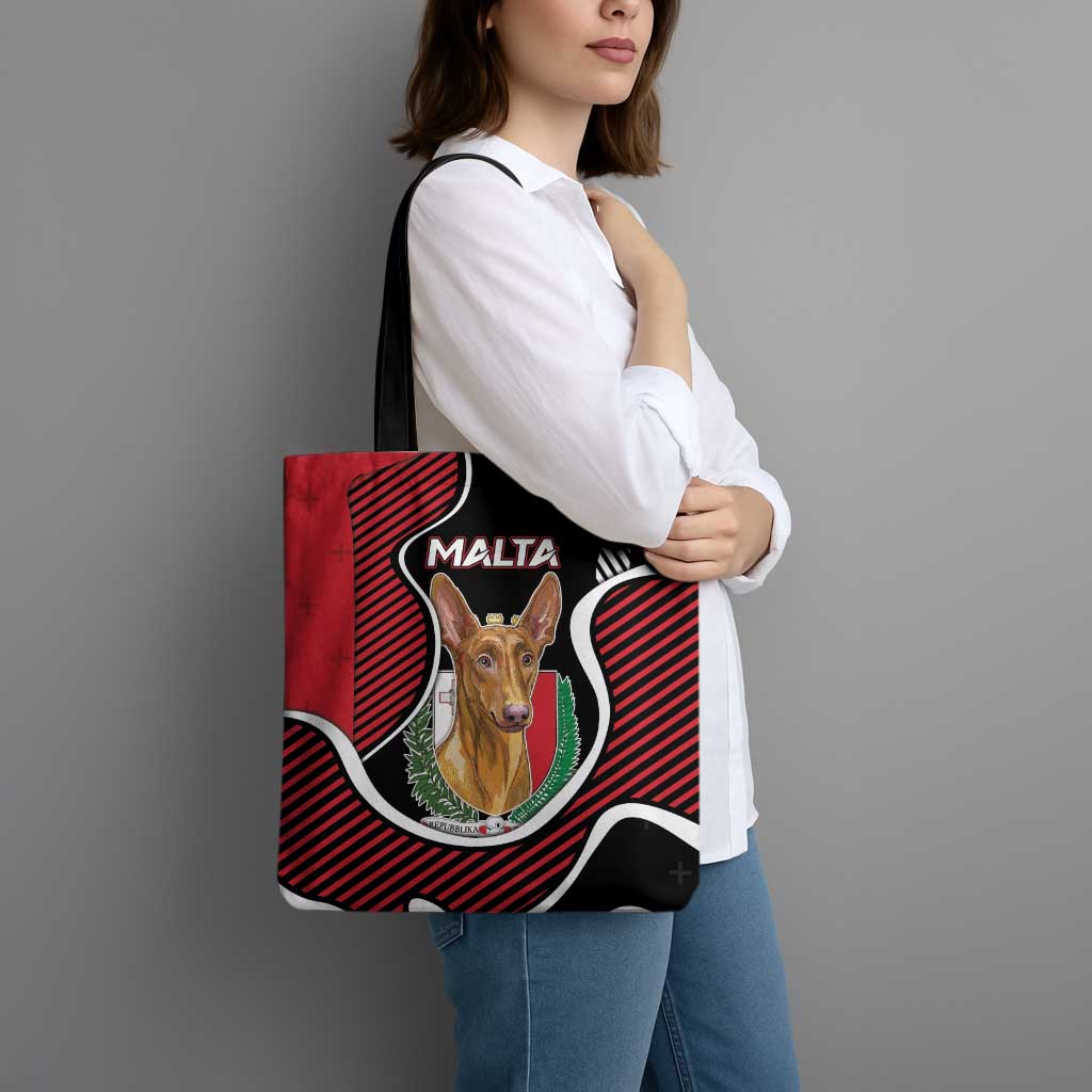 Malta Tote Bag Pharaoh Hound In Coat Of Arms - Wonder Print Shop