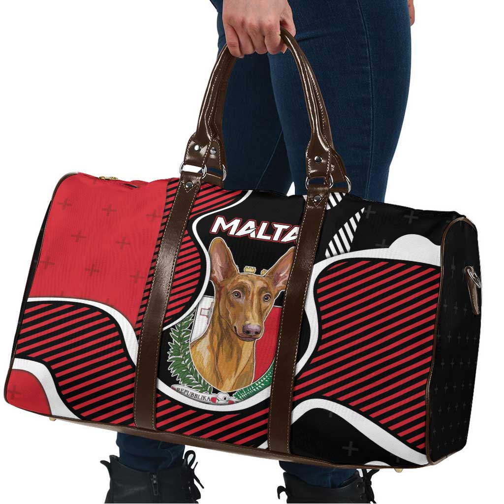 Malta Travel Bag Pharaoh Hound In Coat Of Arms - Wonder Print Shop