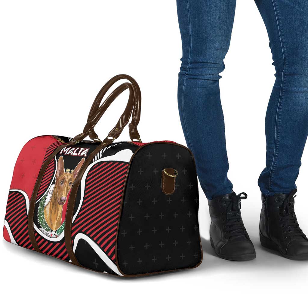 Malta Travel Bag Pharaoh Hound In Coat Of Arms - Wonder Print Shop