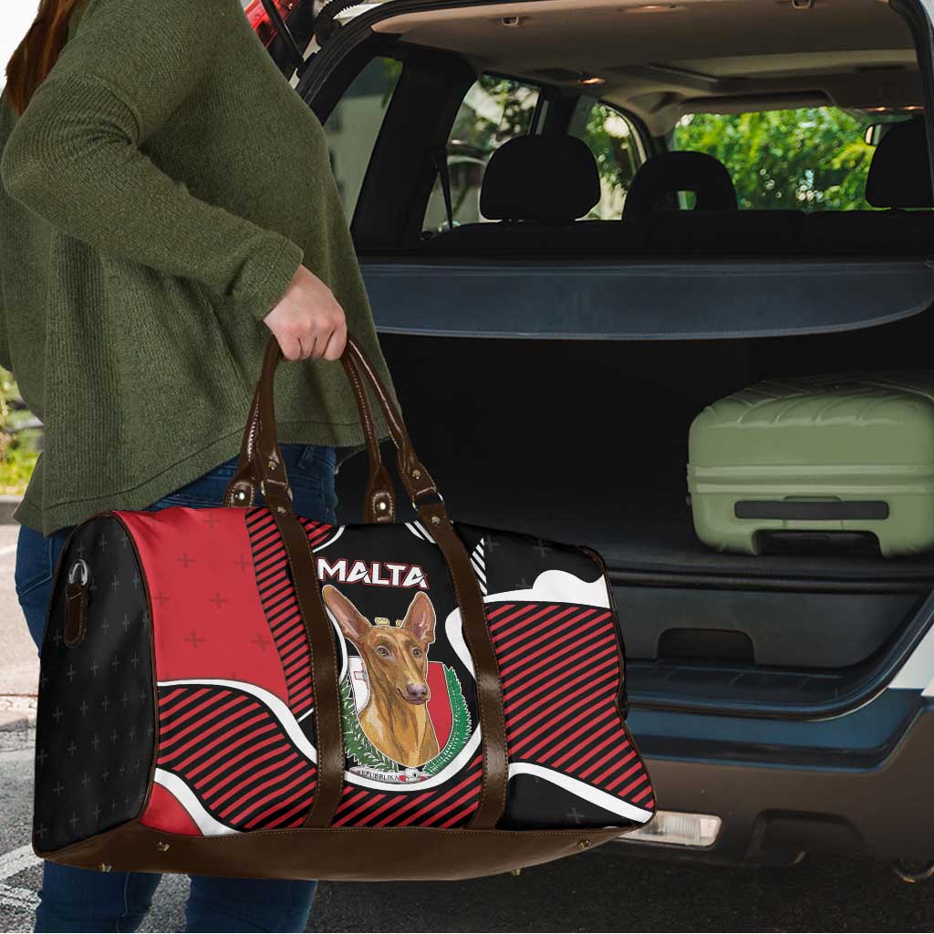 Malta Travel Bag Pharaoh Hound In Coat Of Arms - Wonder Print Shop