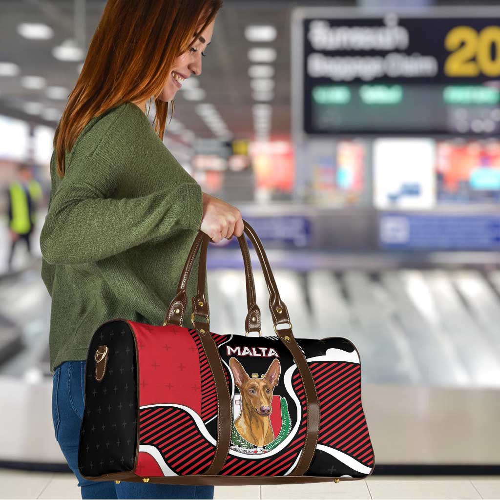 Malta Travel Bag Pharaoh Hound In Coat Of Arms - Wonder Print Shop