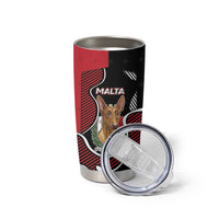 Personalized Malta Tumbler Cup Pharaoh Hound In Coat Of Arms - Wonder Print Shop
