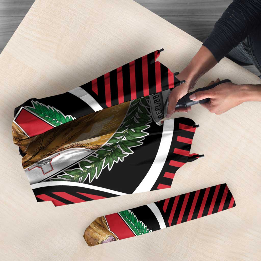 Malta Umbrella Pharaoh Hound In Coat Of Arms - Wonder Print Shop