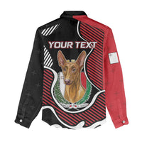 Personalized Malta Women Casual Shirt Pharaoh Hound In Coat Of Arms - Wonder Print Shop