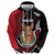 Personalized Malta Zip Hoodie Pharaoh Hound In Coat Of Arms - Wonder Print Shop
