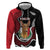 Personalized Malta Zip Hoodie Pharaoh Hound In Coat Of Arms - Wonder Print Shop