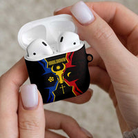 Moldova AirPods Case The Aurochs Symbol With Patterns - Wonder Print Shop