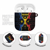 Moldova AirPods Case The Aurochs Symbol With Patterns - Wonder Print Shop