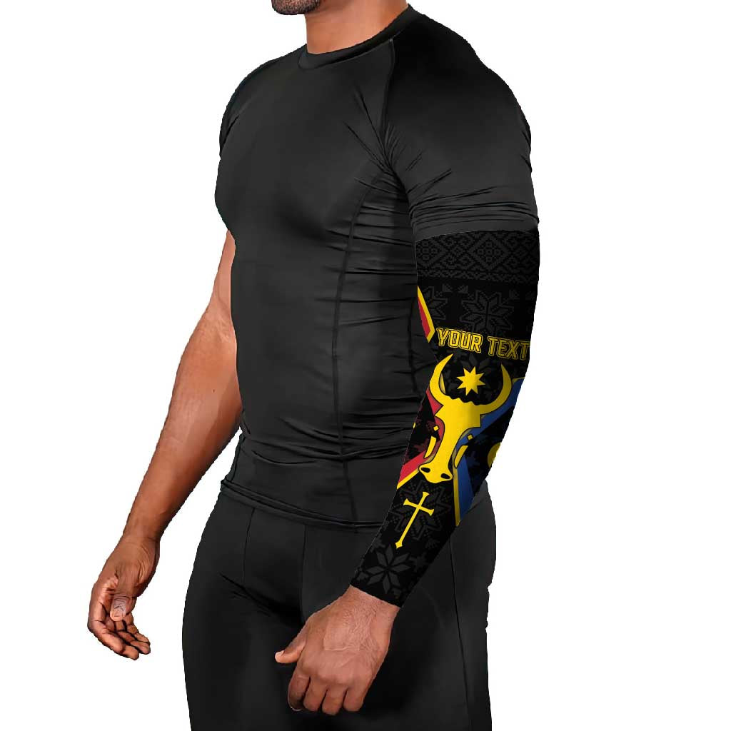 Moldova Arm Sleeves The Aurochs Symbol With Patterns - Wonder Print Shop