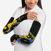 Moldova Arm Sleeves The Aurochs Symbol With Patterns - Wonder Print Shop