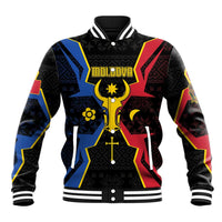 Personalized Moldova Baseball Jacket The Aurochs Symbol With Patterns - Wonder Print Shop