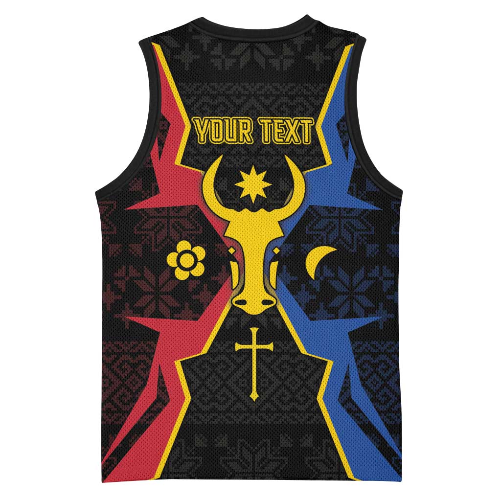 Personalized Moldova Basketball Jersey The Aurochs Symbol With Patterns - Wonder Print Shop