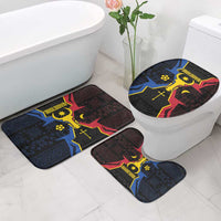 Moldova Bathroom Set The Aurochs Symbol With Patterns - Wonder Print Shop