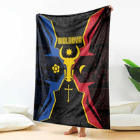 Moldova Blanket The Aurochs Symbol With Patterns - Wonder Print Shop