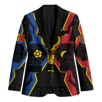 Personalized Moldova Blazer The Aurochs Symbol With Patterns - Wonder Print Shop