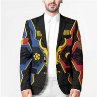 Personalized Moldova Blazer The Aurochs Symbol With Patterns - Wonder Print Shop