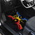 Moldova Car Mats The Aurochs Symbol With Patterns - Wonder Print Shop