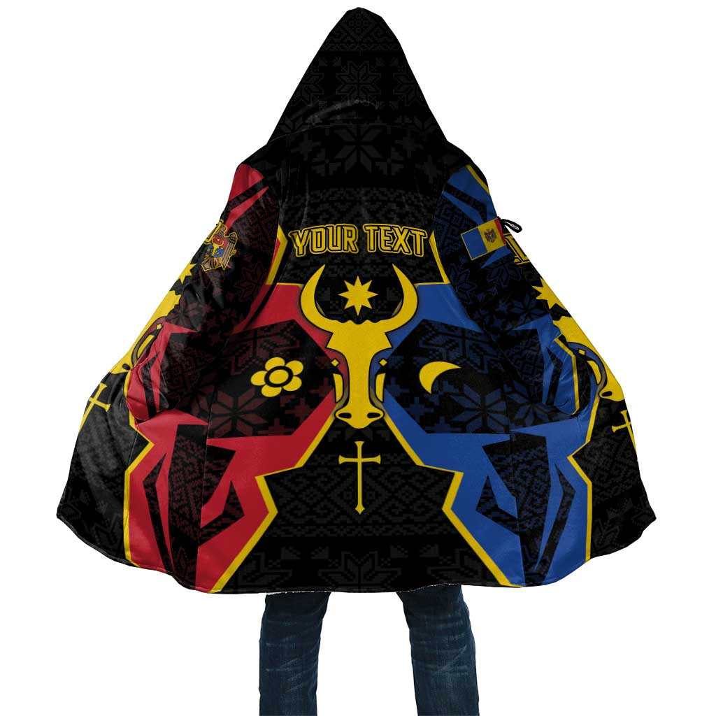 Personalized Moldova Cloak The Aurochs Symbol With Patterns - Wonder Print Shop