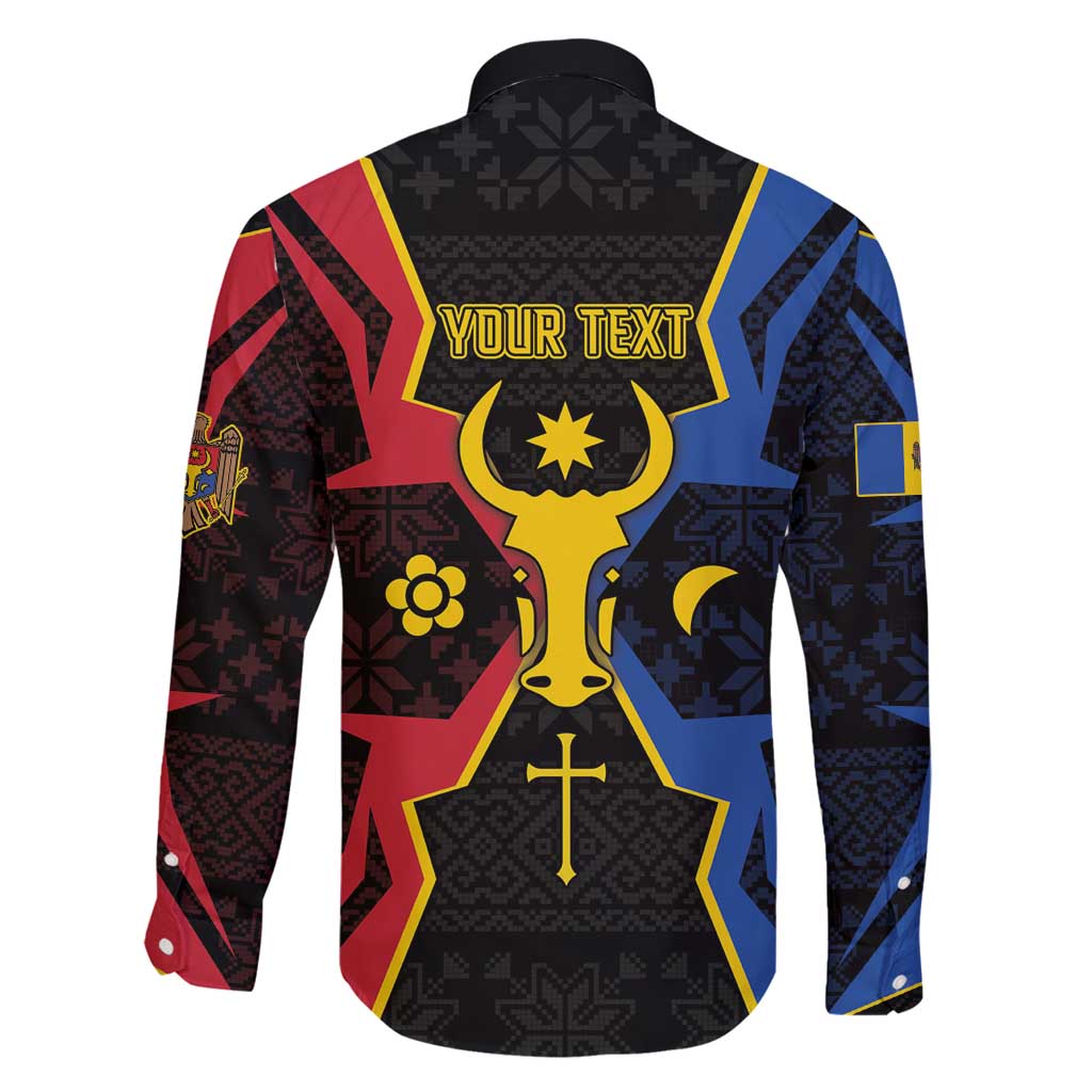 Personalized Moldova Family Matching Long Sleeve Bodycon Dress and Hawaiian Shirt The Aurochs Symbol With Patterns - Wonder Print Shop