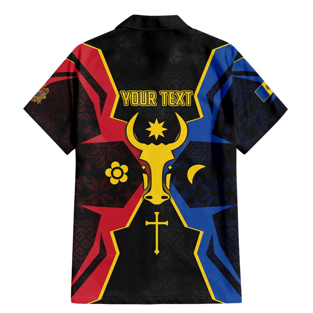 Personalized Moldova Family Matching Mermaid Dress and Hawaiian Shirt The Aurochs Symbol With Patterns - Wonder Print Shop