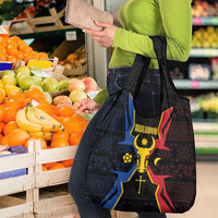 Moldova Grocery Bag The Aurochs Symbol With Patterns - Wonder Print Shop