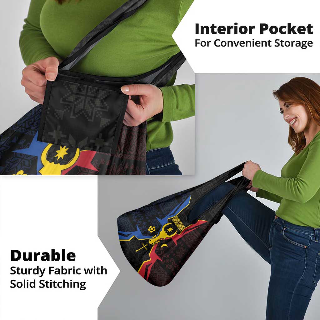 Moldova Grocery Bag The Aurochs Symbol With Patterns - Wonder Print Shop