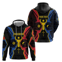 Personalized Moldova Hoodie The Aurochs Symbol With Patterns - Wonder Print Shop
