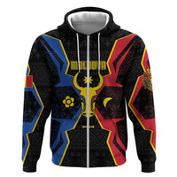Personalized Moldova Hoodie The Aurochs Symbol With Patterns - Wonder Print Shop