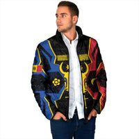 Personalized Moldova Padded Jacket The Aurochs Symbol With Patterns - Wonder Print Shop