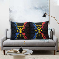 Moldova Pillow Cover The Aurochs Symbol With Patterns - Wonder Print Shop