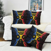 Moldova Pillow Cover The Aurochs Symbol With Patterns - Wonder Print Shop