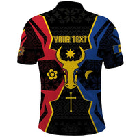 Personalized Moldova Polo Shirt The Aurochs Symbol With Patterns - Wonder Print Shop