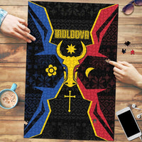 Moldova Puzzle The Aurochs Symbol With Patterns - Wonder Print Shop