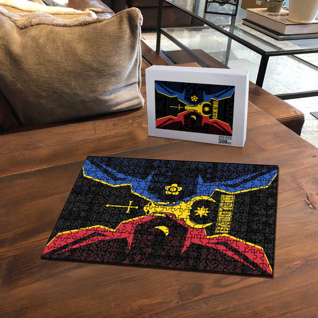 Moldova Puzzle The Aurochs Symbol With Patterns - Wonder Print Shop