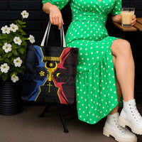 Moldova Tote Bag The Aurochs Symbol With Patterns - Wonder Print Shop