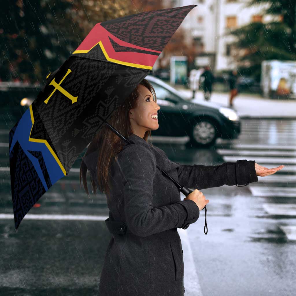 Moldova Umbrella The Aurochs Symbol With Patterns - Wonder Print Shop