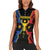 Personalized Moldova Women Sleeveless Polo Shirt The Aurochs Symbol With Patterns - Wonder Print Shop