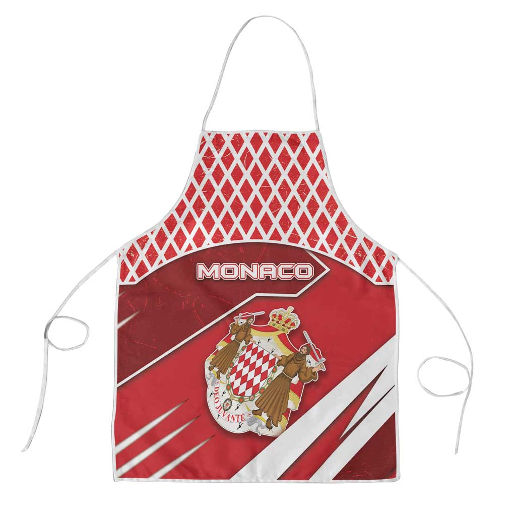 Monaco Apron Coat Of Arms Unique Style - Wonder Print Shop
