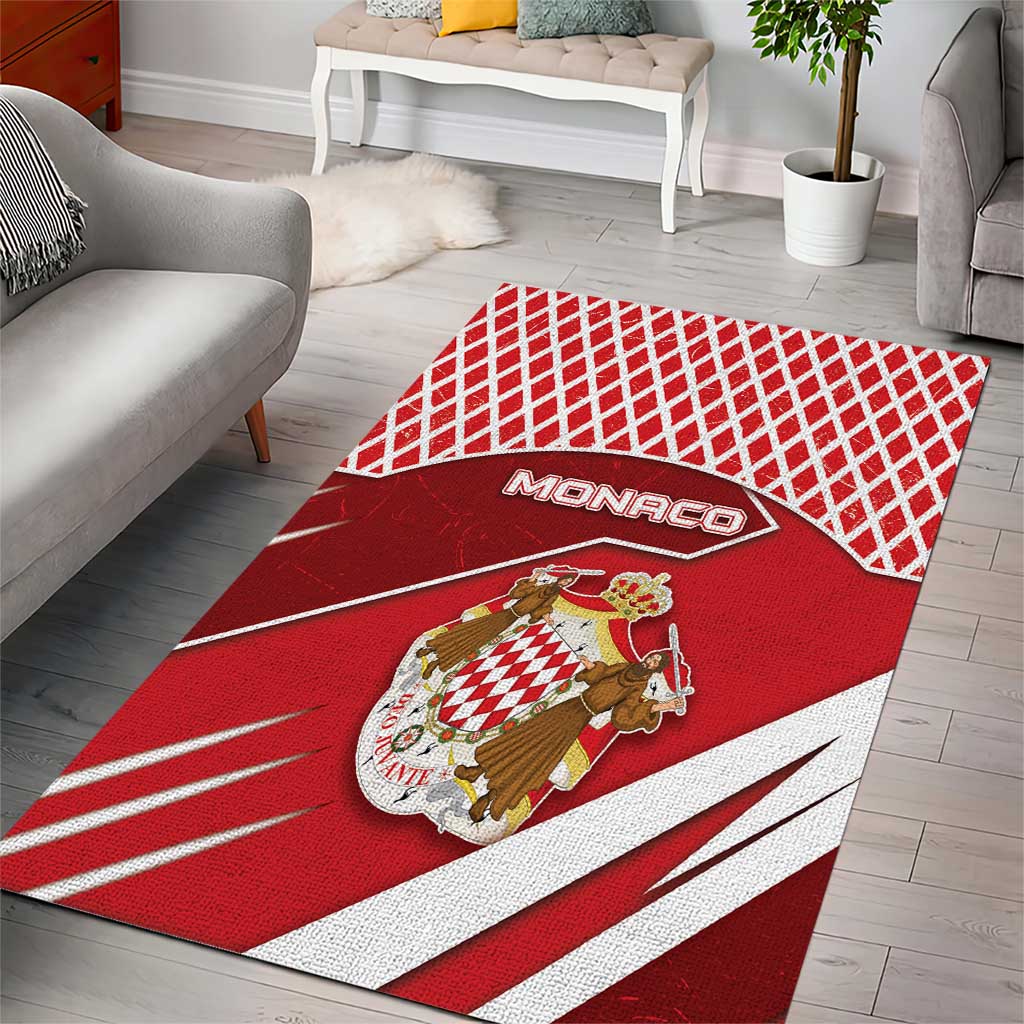 Monaco Area Rug Coat Of Arms Unique Style - Wonder Print Shop