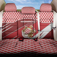 Monaco Back Car Seat Cover Coat Of Arms Unique Style - Wonder Print Shop