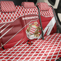 Monaco Back Car Seat Cover Coat Of Arms Unique Style - Wonder Print Shop