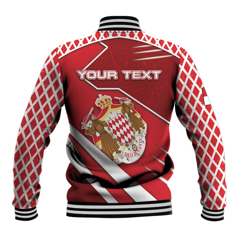 Personalized Monaco Baseball Jacket Coat Of Arms Unique Style - Wonder Print Shop